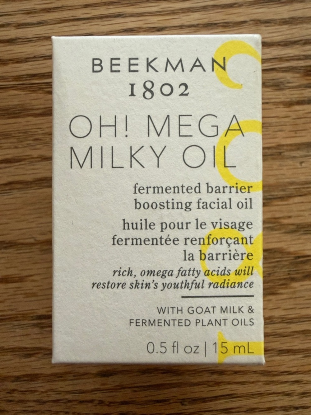 Beekman 1802 Oh! Mega Milky Oil - Fermented barrier boosting facial oil